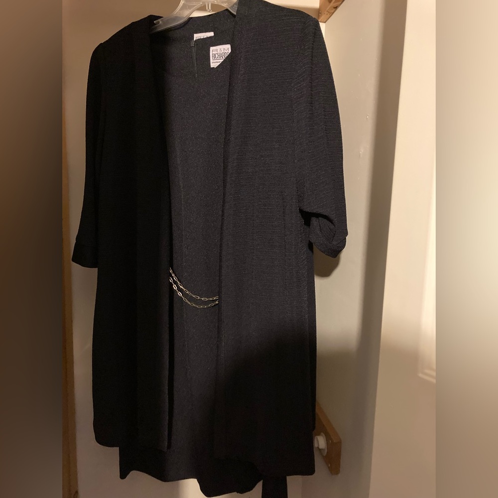 Navy Blue Dress Set